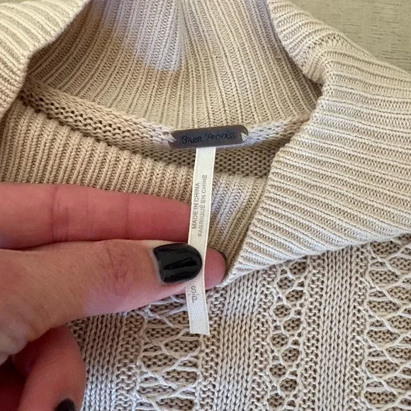 Free people mock neck Cream Sweater for Women - Picture 5 of 7